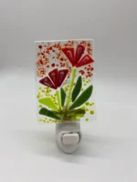 Fused Glass Flower Night Light-Variety of Colors - Image 8