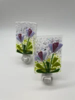 Fused Glass Flower Night Light-Variety of Colors - Image 4