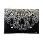 Light Switch Cover - Towering Trees - painted to order