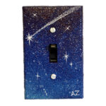 Light Switch Cover - Shooting Star - painted to order