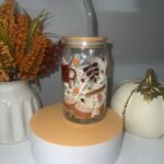 Fall Glass Cup