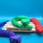 Articulated Rattle Snake With Rattle