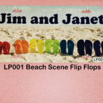 Custom License Plates Beach Scene