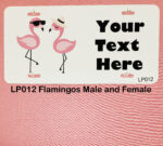 Custom License Plates Flamingos
