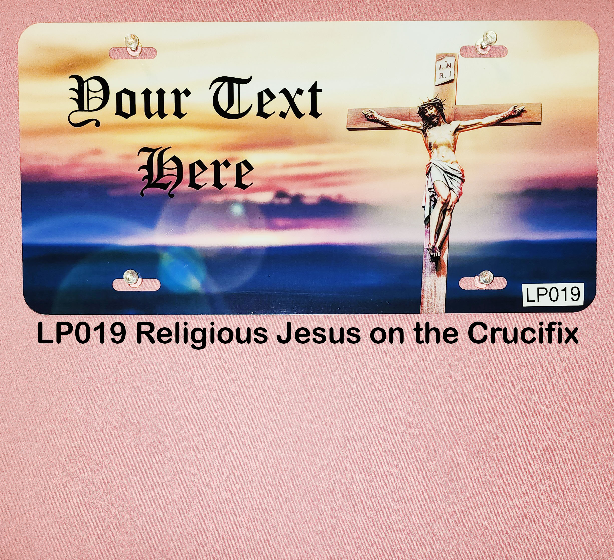 LP019 copy Custom License Plates Religious - Image 1