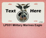 Custom License Plates Military Marines - Image 3