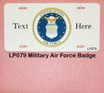 Custom License Plates Military Air Force