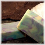 Handmade Lavender Soap, One Bar of Lavender Monet Purple and Blue Soap (Copy)