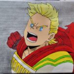 8x11 Canvas Painting Of Lemillion "Mirio Togata" My Hero Academia