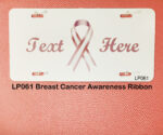 Custom License Plates Breast Cancer Awareness - Image 2