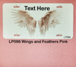 Custom License Plates Wings and Feathers - Image 8