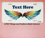 Custom License Plates Wings and Feathers - Image 9