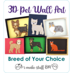 Custom 3D Pet Wall Art