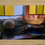 Old Shade Church Christmas Decor High Gloss Jigsaw Puzzle