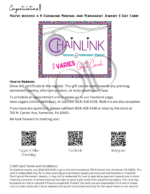 $50 Piercing and Permanent Jewelry Gift Card - Image 2