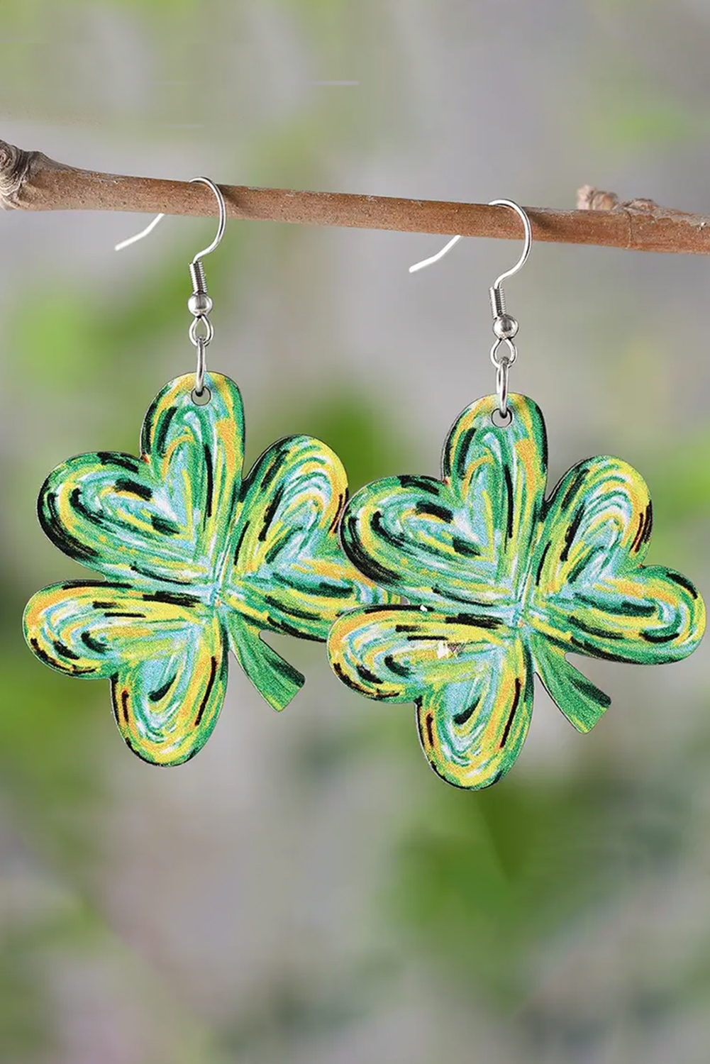 72f78d38fbeaeaed Shamrock Earrings - Image 1