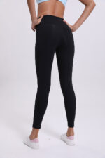High Waist Ankle Length Athletic Leggings - Image 2