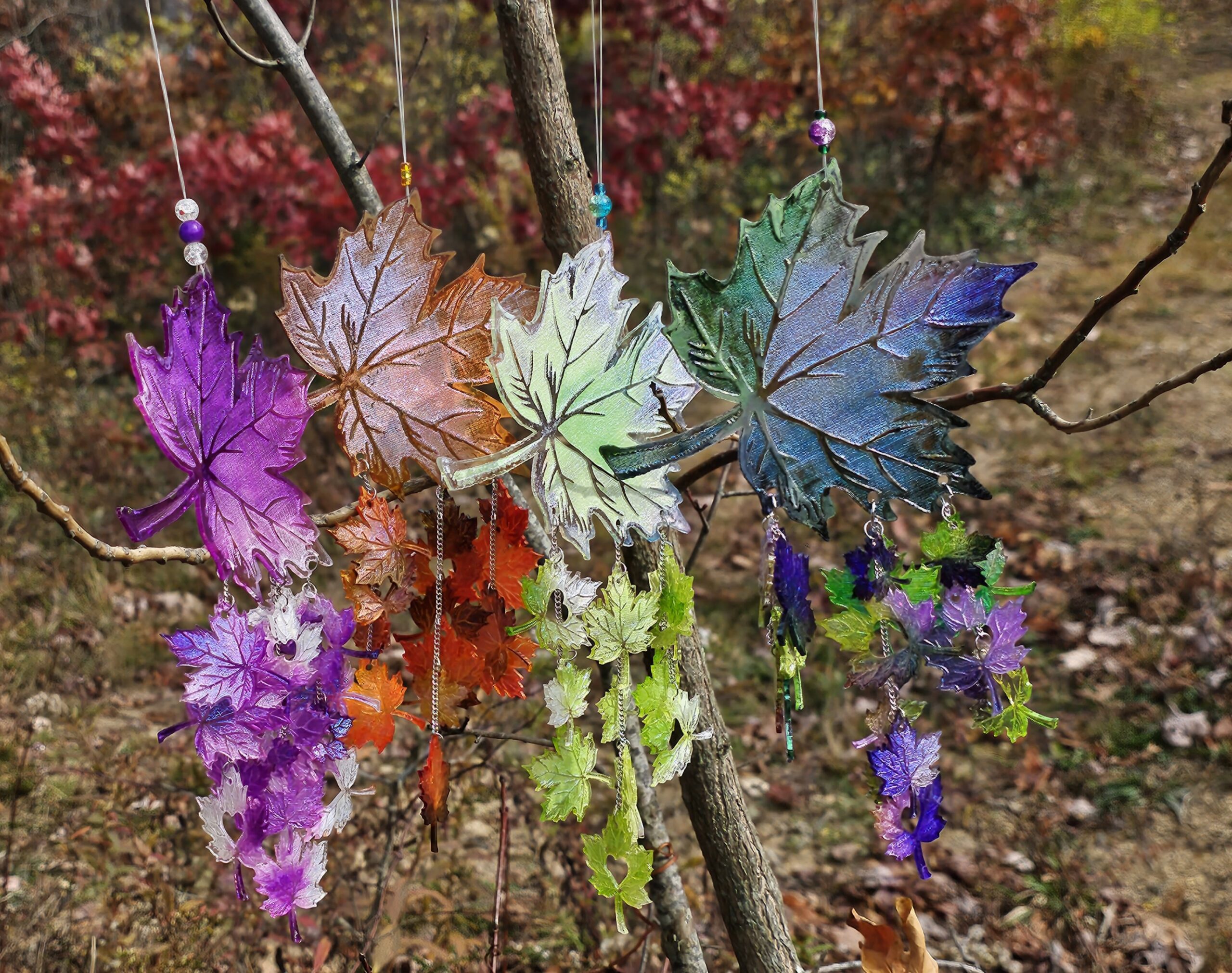 20231026_130731 Large maple leaf sun catcher - Image 1