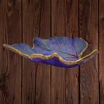 Purple Grape Leaf Concrete Casting - Image 2