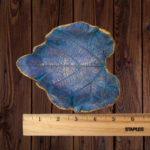 Teal Grape Leaf Concrete Casting - Image 3