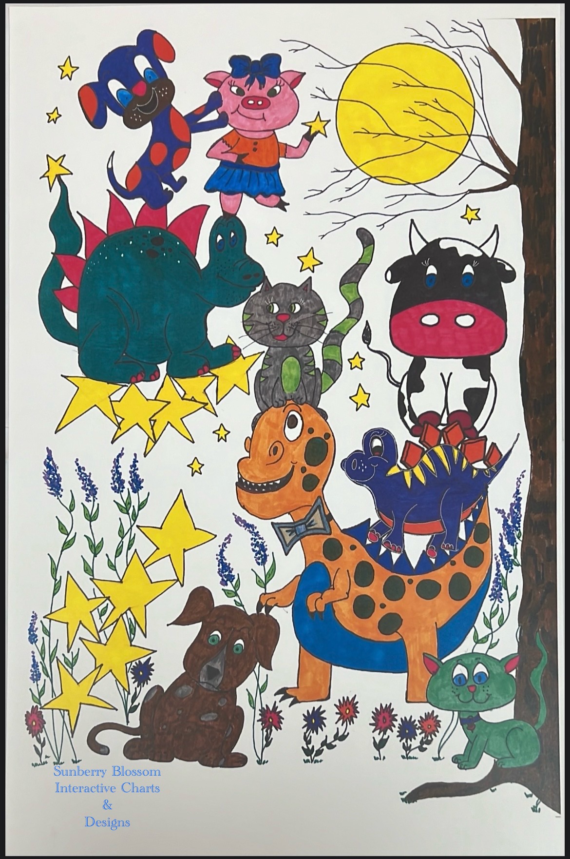 IMG_7452 DINO STARS ACTIVITY/LEARNING/POTTY CHART - Image 1