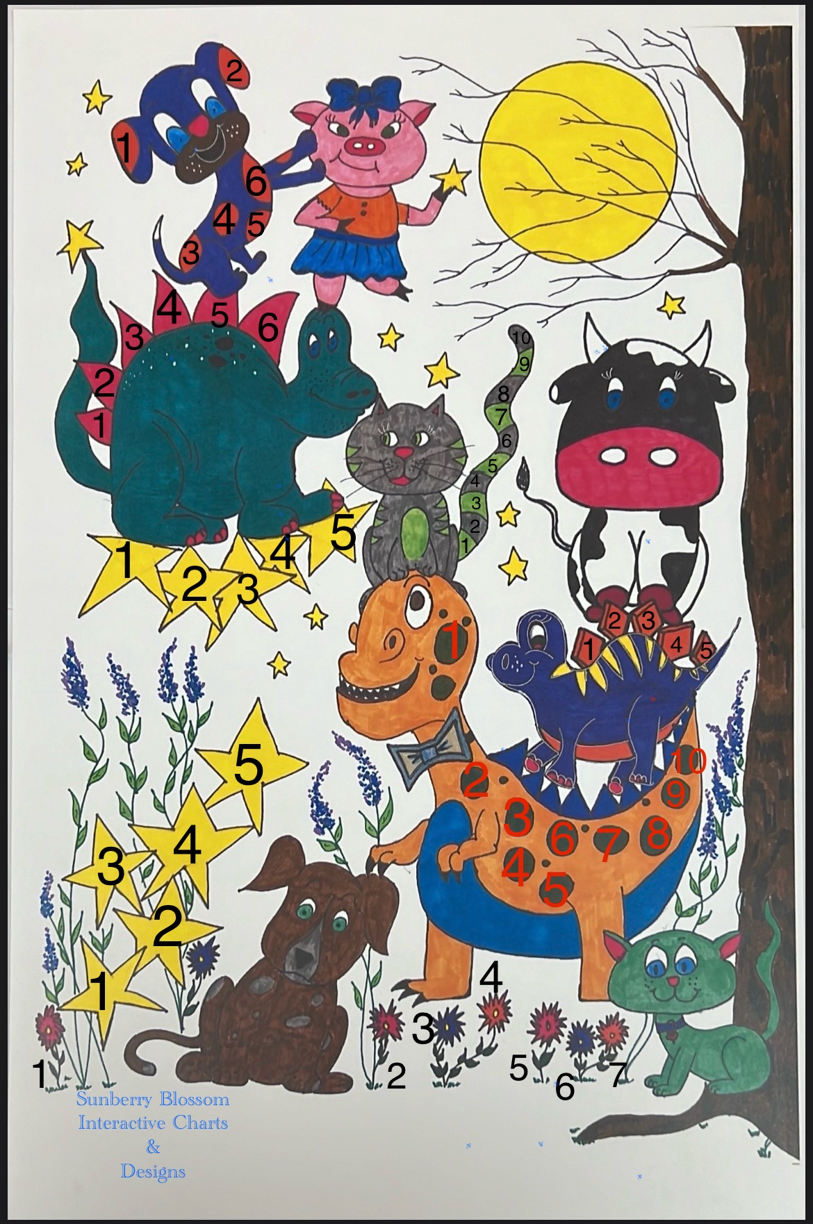 IMG_7452(1) DINO STARS ACTIVITY/LEARNING/POTTY CHART - Image 1