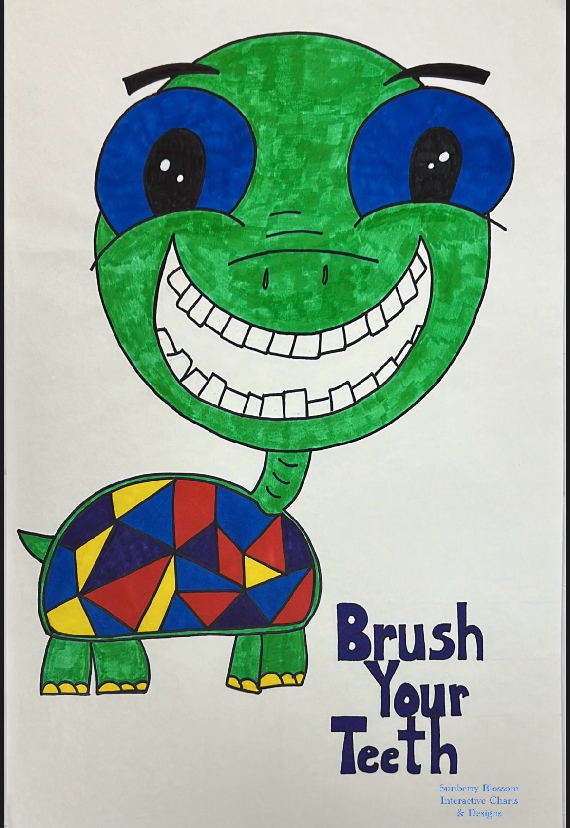 IMG_7467 TURTLE BRUSH YOUR TEETH - Image 1