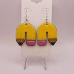 Acrylic earrings