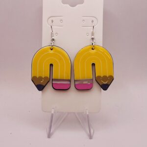 Acrylic earrings