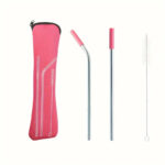 2pc Stainless Steel Straw Set - Image 7