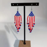 Patriotic Beaded Earrings