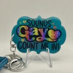 Acrylic Keychain 3”