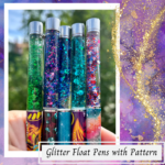 Glitter Float Pens with Pattern
