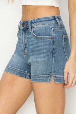 Risen High Rise Side Slit Basic Shorts - Image 4