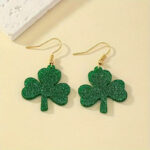 Sparkly Clover Earrings