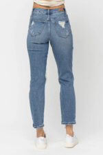 Judy Blue Destroyed Boyfriend Jeans - Image 4