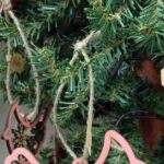 wooden cardinal ornament