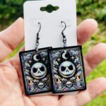 Halloween Tarot Card Jack Skellington (NBC) Earrings