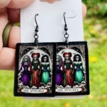 Halloween Tarot Card Sanderson Sisters Earrings