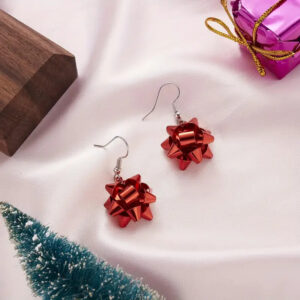 Christmas Bow Earrings