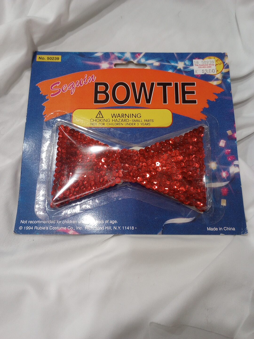 IMG_20241114_174341 Red Sequin Bowtie - Image 1