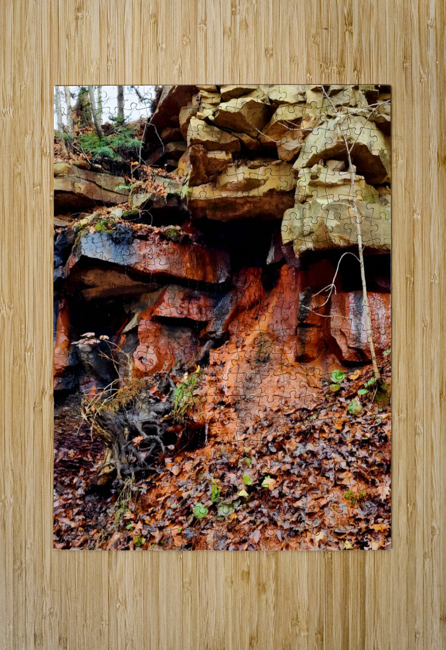 puzzle1_893330 Iron Oxide Melt High Gloss Jigsaw Puzzle - Image 1