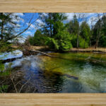 Spring At Clear Shade Creek High Gloss Jigsaw Puzzle