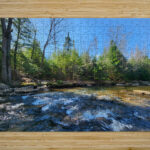 Clear Shade Creek High Gloss Jigsaw Puzzle