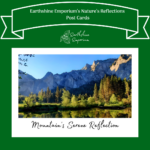 “Mountain's Serene Reflection” Post Card