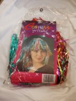 Rainbow Tinsel Wig