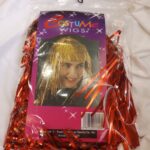 Red Tinsel Wig