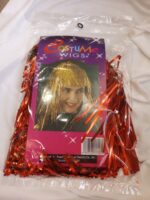 Red Tinsel Wig