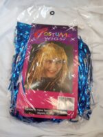 Blue Tinsel Wig
