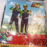 Super Mario Luigi Kids Costume